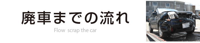 廃車までの流れ